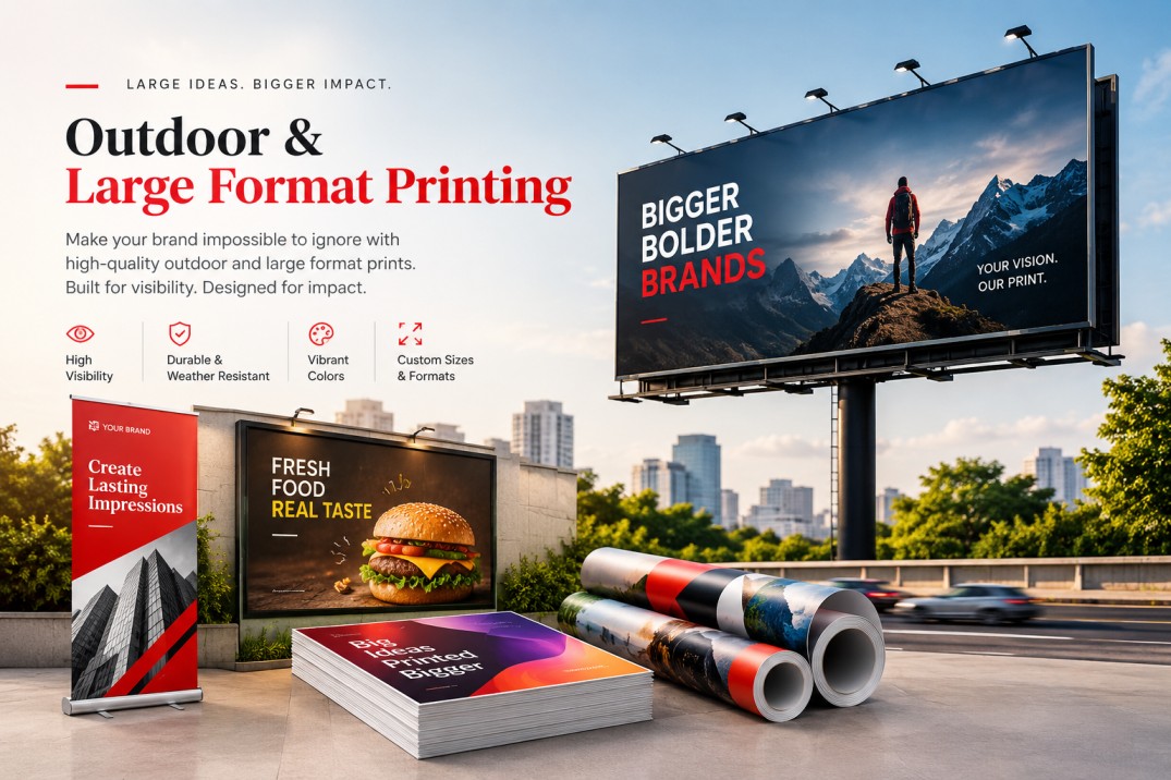 Outdoor and large format printing sample
